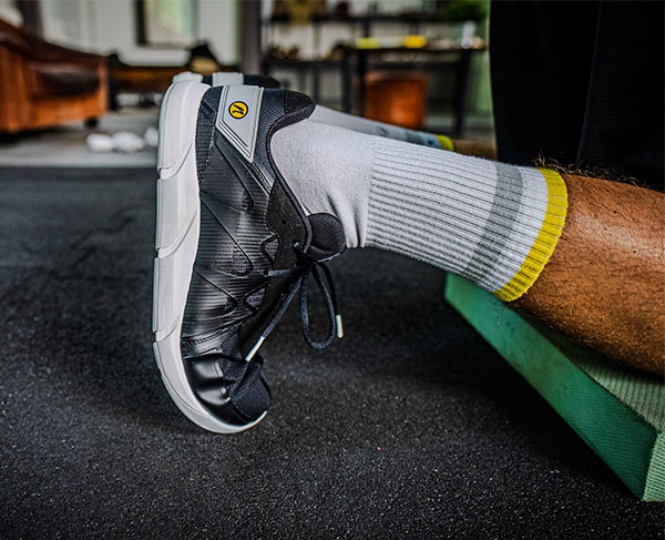 Gym Addict Bild mit Schuh