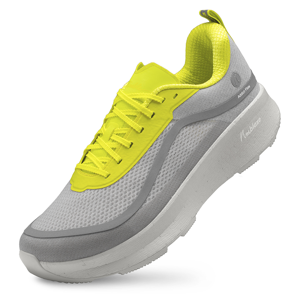 Joe Nimble Addict Flow in Grau-Gelb Farbe