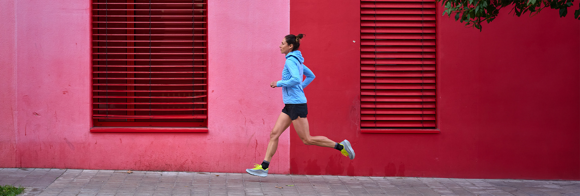 Damen Laufschuhe Addict Flow in Grau-Gelb