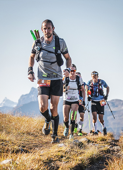 Athlet Lord Jens Kramer Athlet Lord Jens Kramer beim Marathon auf dem Trail