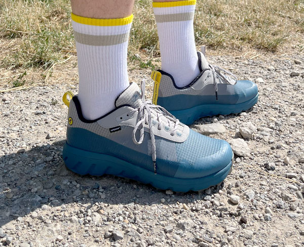 Explore Addict Grau-Blau | Damen Speedhiking Wanderschuh wasserdicht