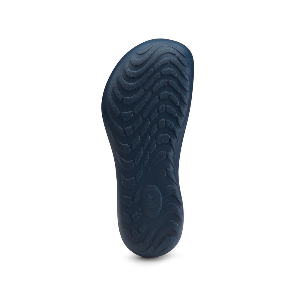 Die Sohle Joe Nimble recoverToes 2.0 Sandalen Paar in blau von unten