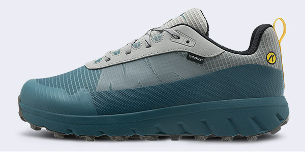 Explore Addict Grau-Blau | Damen Speedhiking Wanderschuh wasserdicht