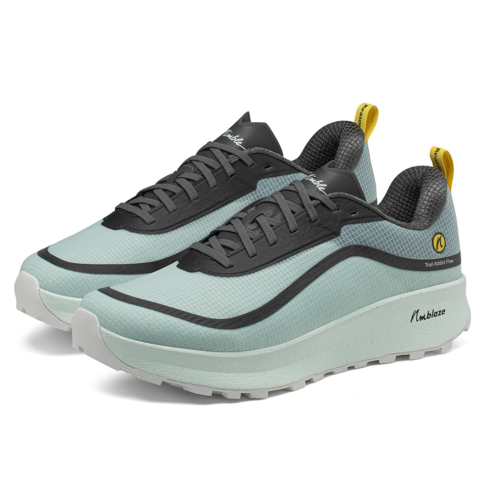 Trail Addict Flow Blau Gravel Laufschuh