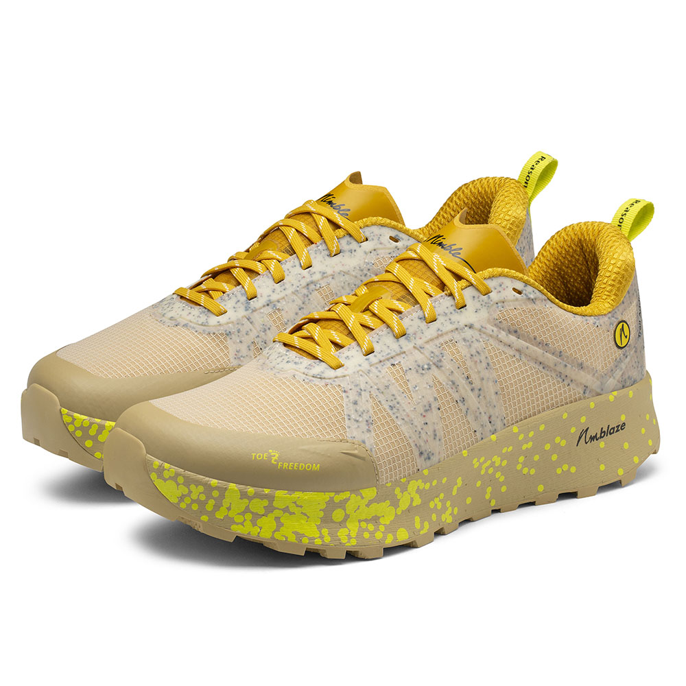 Joe Nimble Trail Addict Pro-R Trail Laufschuh Paar in Beige
