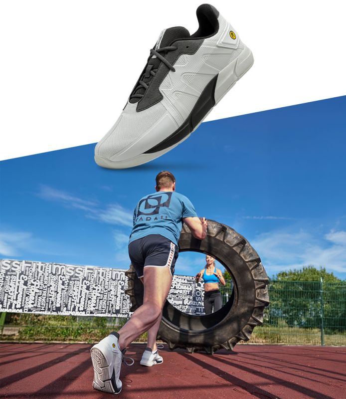 Gym Addict Schwarz-Grau | Herren | Gym Trainingsschuh